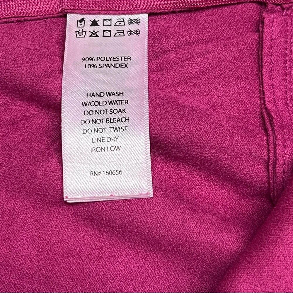 Pink Tier Fringe Women's Skirt. Size L. - Picture 6 of 6